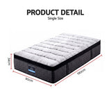 Giselle Bedding 34cm Mattress 9 Zone Latex Foam Single