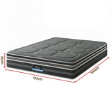 Giselle Mattress 35cm Hybrid Pocket Spring Euro Top Double