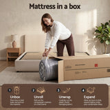 Giselle Mattress 35cm Hybrid Pocket Spring Euro Top Double