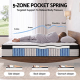 Giselle Bedding 31cm Mattress Euro Top King