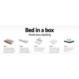 Giselle Bedding 25cm Mattress Green Tea Foam Double