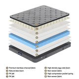 26cm Giselle Mattress Queen Latex Foam Mattresses