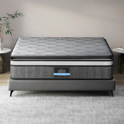 Giselle Bedding 34cm Mattress Double Layer Pocket Spring Double