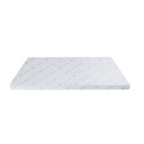 Giselle Bedding 8cm Memory Foam Mattress Topper 7-Zone Graphite King Single