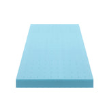Giselle 12cm Memory Foam Mattress Topper Ventilated Cool Gel Bamboo Cover Single