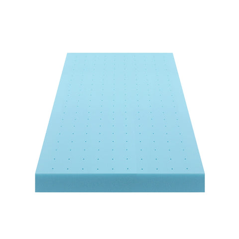 Giselle 12cm Memory Foam Mattress Topper Ventilated Cool Gel Bamboo Cover Single