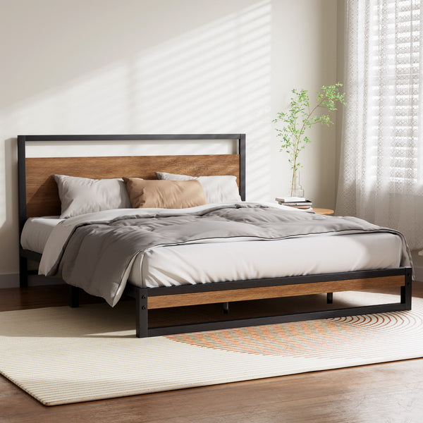 Artiss Bed Frame King Size Metal Bed Frame DANE