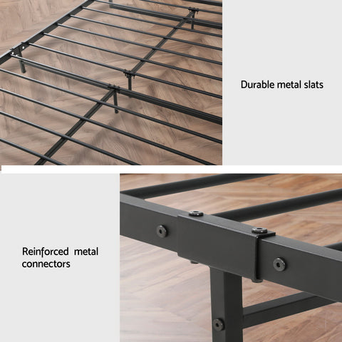 Artiss Bed Frame King Size Metal Bed Frame DANE