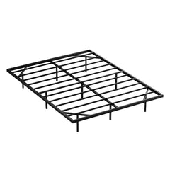 Artiss Double Bed Frame,Floating Metal Bed Frame with Smart LED Lights - Sturdy Metal Platform Bed Base, Silent Design, Tool-Free Assembly, 300KG Capacity for Home/Hotel/Master Bedroom​