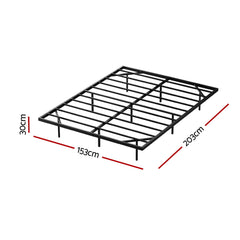 Artiss Queen Bed Frame,Floating Metal Bed Frame with Smart LED Lights - Sturdy Metal Platform Bed Base, Silent Design, Tool-Free Assembly, 300KG Capacity for Home/Hotel/Master Bedroom?