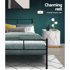 Artiss Bed Frame Queen Metal Bed Frame SOL