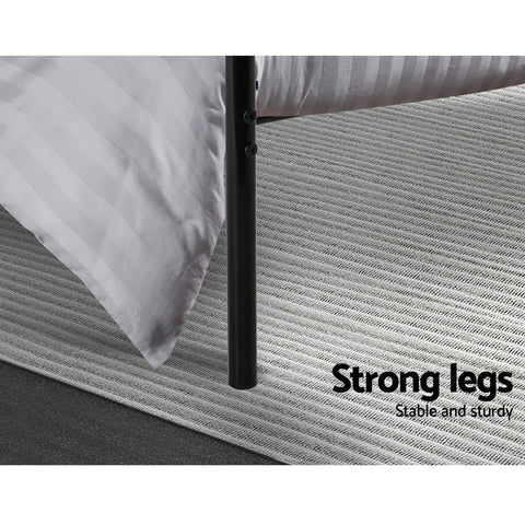 Artiss Bed Frame Single Metal Bed Frame SOL