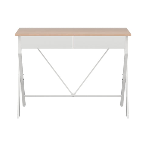 Artiss Computer Desk Drawer Oak 100CM