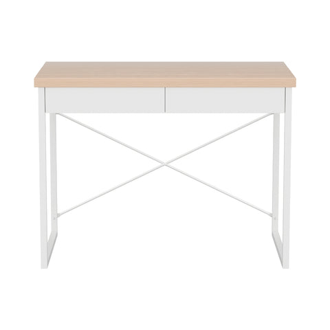 Artiss Computer Desk Drawer Storage Oak 100CM