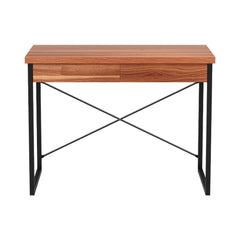 Artiss Computer Desk Drawer Storage Walnut 100CM