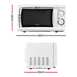 Devanti 20L Microwave Oven 800W White