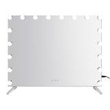 80x65cm Embellir Makeup Mirror Hollywood Vanity with LED Light Silver Legs