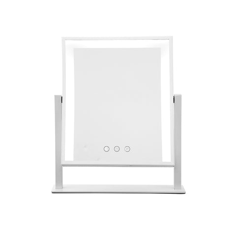 Embellir Makeup Mirror 30x40cm Hollywood Vanity with LED Light Rotation White