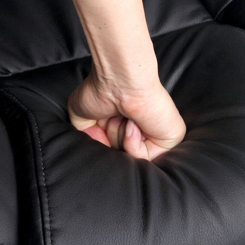 Artiss 8 Point Massage Office Chair PU Leather Black
