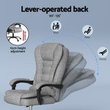Artiss Executive Office Chair 4-Point Massage Adjustable Ergonomic Recline Back