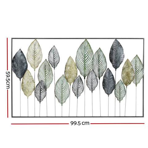 Artiss Metal Wall Art Hanging Sculpture Home Decor Leaf Tree of Life Framed