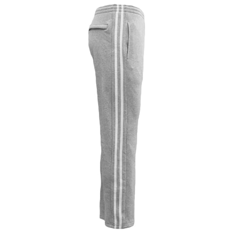 Men's Fleece Casual Sports Track Pants w Zip Pocket Striped Sweat Trousers S-6XL, Light Grey, 2XL NT Deals