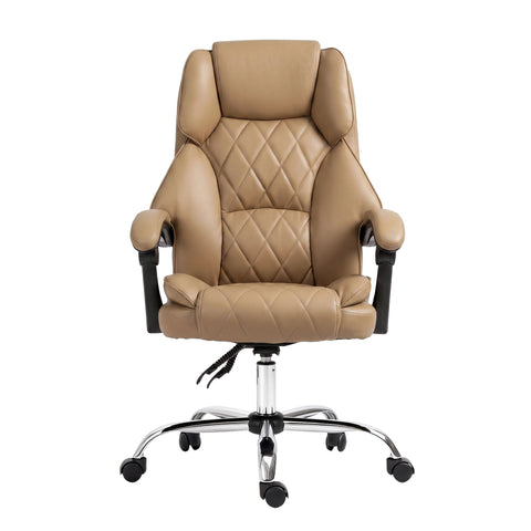 Artiss Executive Office Chair Leather Recliner Espresso
