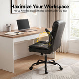 Artiss Executive Office Chair Mid Back Black