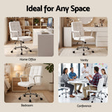 Artiss Office Chair Seat PU Work Computer Desk Chairs
