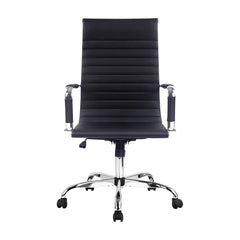 Artiss Office Chair Conference Chairs PU Leather High Back Black