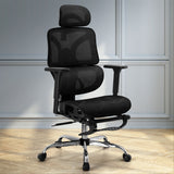 Artiss Ergonomic Office Chair Footrest Black
