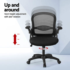 Artiss 2x Mesh Office Chair Computer Gaming Desk Chairs Work Study Mid Back