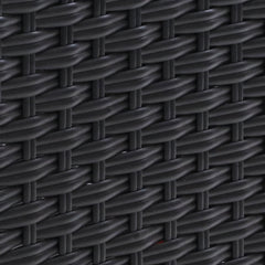 Gardeon Recliner Chair Sun lounge Wicker Lounger Outdoor Patio Furniture Adjustable Black