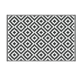Gardeon Outdoor Rugs 120x180cm Large Carpet Reversible Area Mat PP Dual-Sided Patio Rug Cross