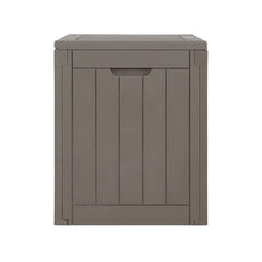 Gardeon Outdoor Storage Box 118L Container Lockable Garden Toy Tool Shed Grey