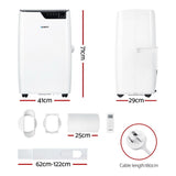 Devanti Portable Air Conditioner Dehumidifier Fan 12000BTU