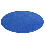 Aqua Buddy Pool Cover Fit 2.44m Round Above-ground Ring Swimming Pool Blanket Blue