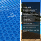 Aqua Buddy Pool Cover 600 Micron 6.5x3m w/ Roller 5.55m Swimming Pools Solar Blanket