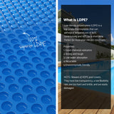 Aqua Buddy Pool Cover 600 Micron 7x4m w/ Roller 4m Swimming Pools Solar Blanket