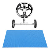 Aqua Buddy Pool Cover 600 Micron Heat Solar Blanket 9.5x5m w/ 5.55m Roller