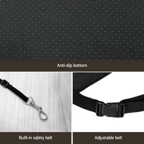 i.Pet Dog Car Seat Booster Cover Dog Bed Portable Waterproof Belt Non Slip