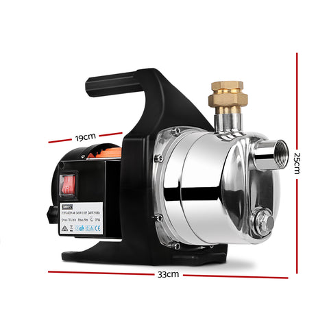 Giantz Garden Water Pump High Pressure 1500W Max. Tank Rain Farm Irrigation House