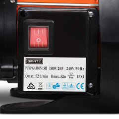 Giantz Garden Water Pump High Pressure 1500W Tank Rain Farm Irrigation House