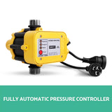 Giantz 2000W Max 4-Stage Garden Water Pump High Pressure Irrigation Booster Pump, Automatic Multi-Stage External Sprinkler Pump for Rainwater Tank Transfer, Home Farm Lawn, Yellow