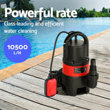 Giantz Garden Submersible Pump 550W Dirty Water Bore Tank Well Steel Sewerage