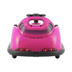 Rigo Kids Ride On Car Bumper Kart 6V Electric Toys Cars Remote Control Pink