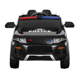 Electric Ride On Car Rigo Kids Patrol Police Ride On Cars Horn Music Remote Black