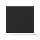 Artiss Room Divider Screen 175x180cm Fabric Black