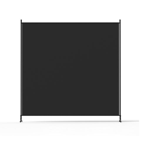 Artiss Room Divider Screen 175x180cm Fabric Black