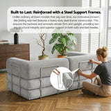 Artiss Convertible Folding Sofa Bed Pull Out Mattress Sleeper Couch Corduroy Grey